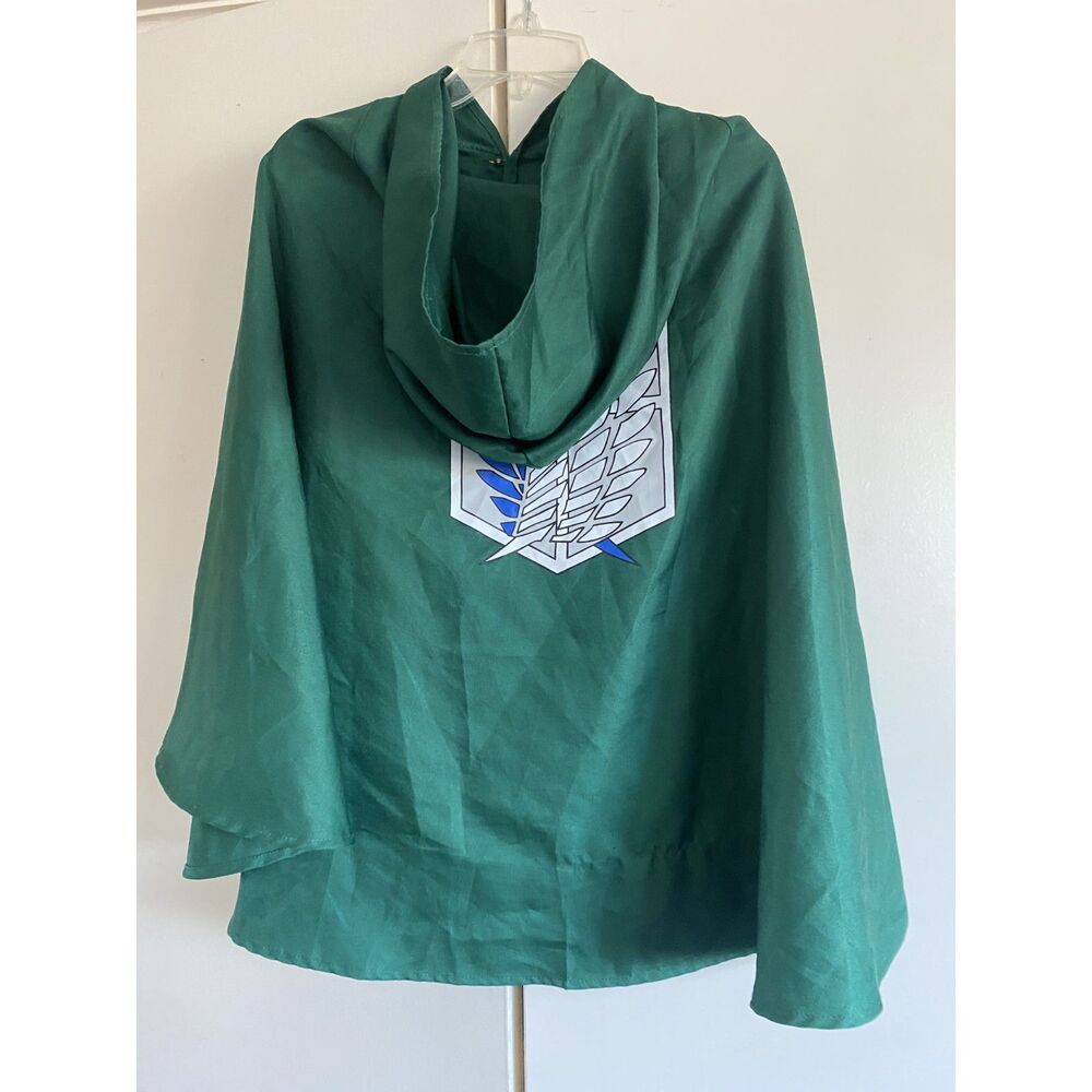 Attack on Titan Scout Regiment Cosplay Cape Cloak Green Wings of Freedom Anime